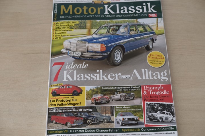 Deckblatt Motor Klassik (12/2014)